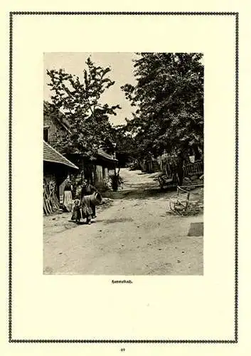 Odenwald Dörfer Heimat Geschichte Volkskunde Handwerk Foto Bildband 1914