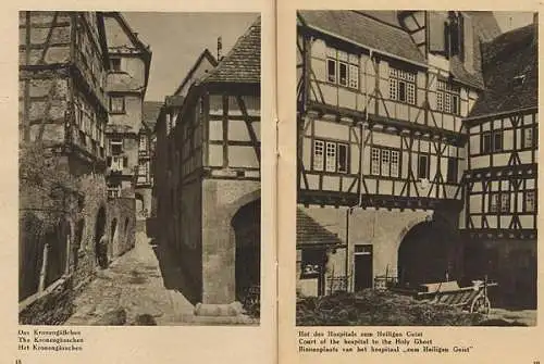 Baden Kraichgau Bad Wimpfen Stadt Geschichte Fachwerk Foto Bildheft 1930