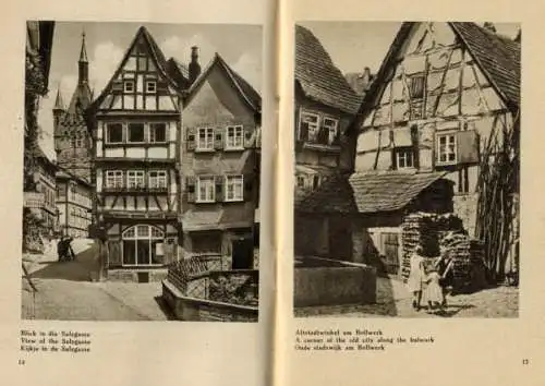 Baden Kraichgau Bad Wimpfen Stadt Geschichte Fachwerk Foto Bildheft 1930