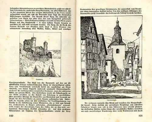 Rheinland Pfalz Kreis St. Goar  Geschichte Wirtschaft Wein Heimatbuch 1925