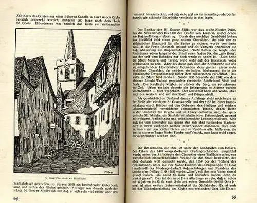 Rheinland Pfalz Kreis St. Goar  Geschichte Wirtschaft Wein Heimatbuch 1925