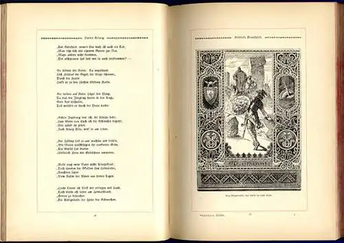 Nordische Helden Sagen Epos Fritiof der Kühne Illustrierte Ausgabe 1887