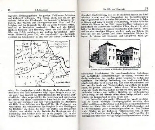 Eifel Kultur Geschichte Archäologie Mittelalter Preußen Heimatbuch 1926