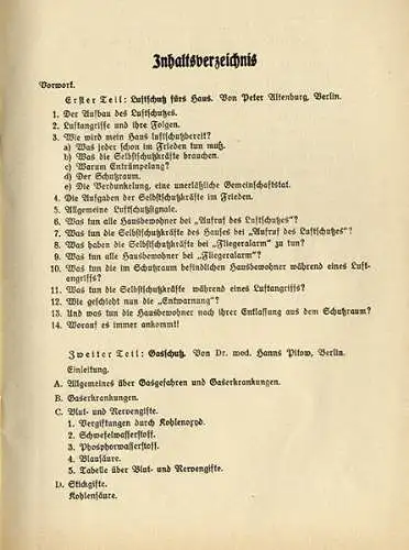 Deutschland Weltkrieg Luftschutz Gasschutz Erste Hilfe Notfall Medzin Buch 1938