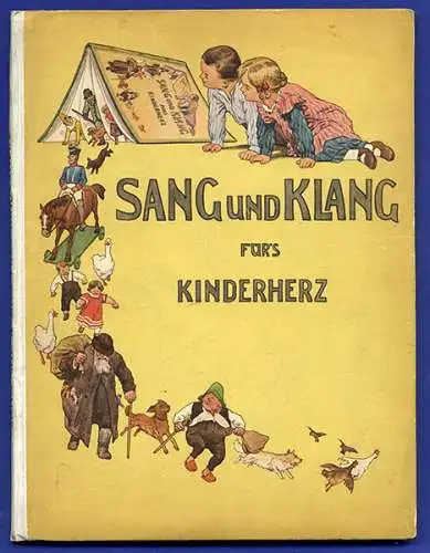 Sang und Klang Kinder Lieder Bilderbuch Kunst Grafik illustriert Paul Hey 1909