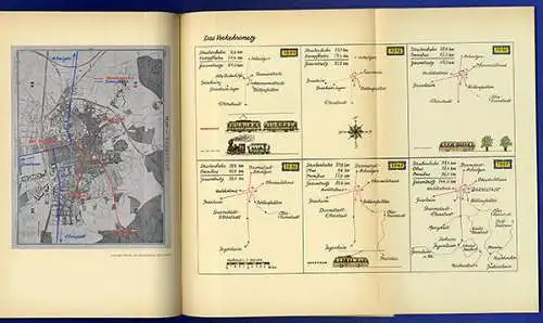 Hessen Darmstadt 60 Jahre Straßenbahn Geschichte Verkehr Heag Festschrift 1957