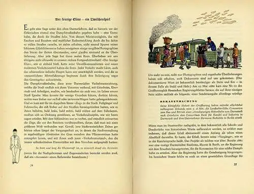 Hessen Darmstadt 60 Jahre Straßenbahn Geschichte Verkehr Heag Festschrift 1957