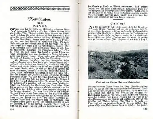 Niedersachsen Göttingen Garte Geismar Reinhausen Weißenborn Heimatbuch 1927