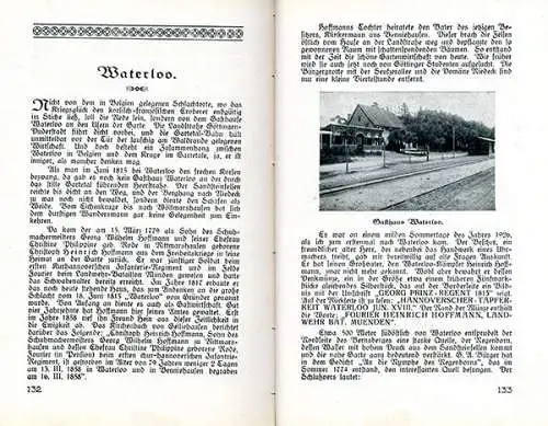 Niedersachsen Göttingen Garte Geismar Reinhausen Weißenborn Heimatbuch 1927