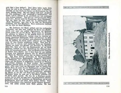 Niedersachsen Göttingen Garte Geismar Reinhausen Weißenborn Heimatbuch 1927