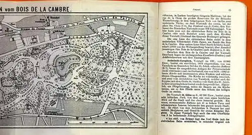 Belgien Brüssel Antwerpen Weltaustellung mit Plan Grieben Reiseführer 1910