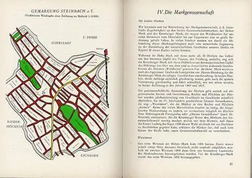 Hessen Taunus Oberursel Steinbach Stadt Geschichte Chronik Heimatbuch 1970