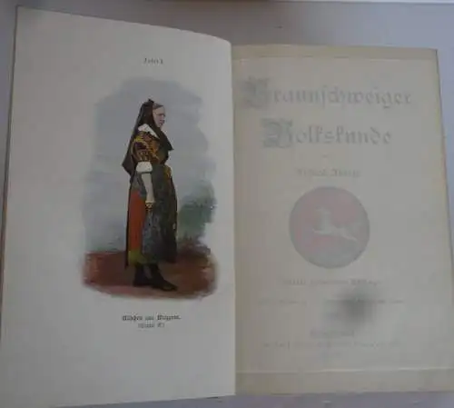 Niedersachsen Braunschweig Landschaft Geschichte Trachten Heimat Volkskunde 1901