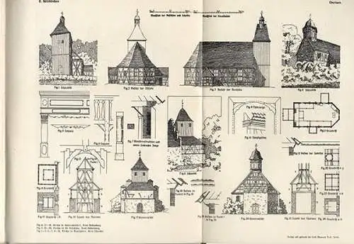 Ostpreußen Litauen Memel Bauernhäuser Holzkirchen Architektur Baukunst Buch 1911