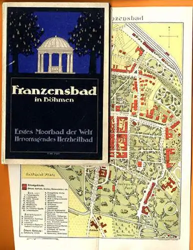 Böhmen Franzensbad Bäder Heilquellen Kuren Geschichte Reiseführer 1912