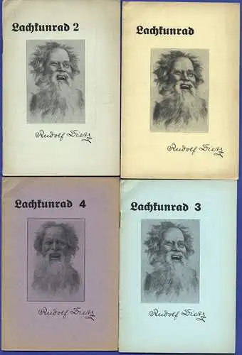 Hessen Nassau Wiesbaden Verse Geschichten in Mundart Rudolf Dietz 4 Bände 1920