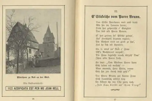 Hessen Nassau Wiesbaden Verse Geschichten in Mundart Rudolf Dietz 4 Bände 1920