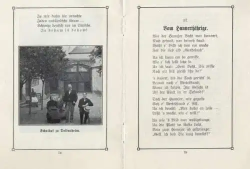 Hessen Nassau Wiesbaden Verse Geschichten in Mundart Rudolf Dietz 4 Bände 1920