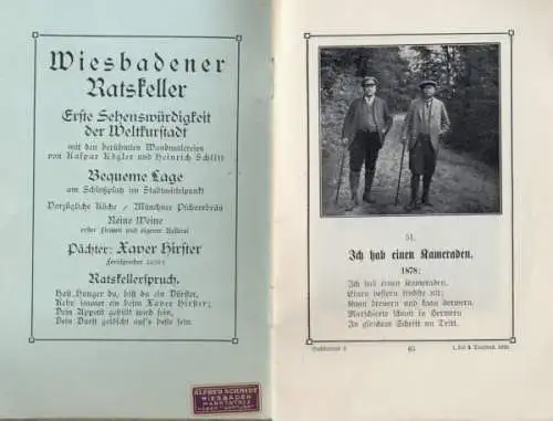 Hessen Nassau Wiesbaden Verse Geschichten in Mundart Rudolf Dietz 4 Bände 1920