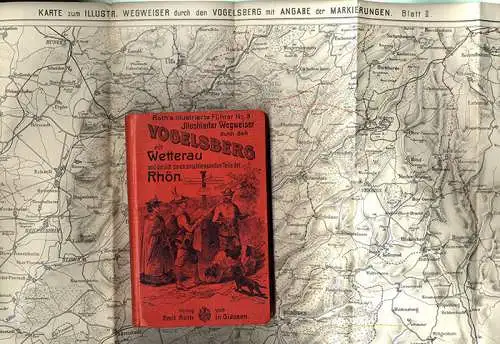 Hessen Main Kinzig Vogelsberg Wetterau Rhön Club Wanderbuch 1902