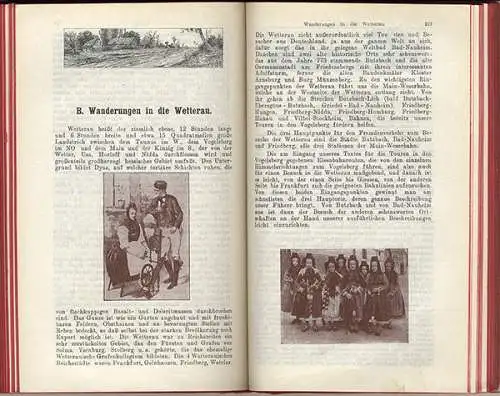 Hessen Main Kinzig Vogelsberg Wetterau Rhön Club Wanderbuch 1902