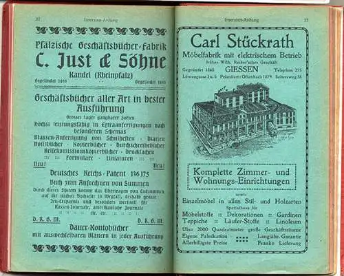 Hessen Main Kinzig Vogelsberg Wetterau Rhön Club Wanderbuch 1902