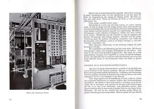 Deutsches Reich Fernsprecher Telefon Geschichte Technik Entwicklung Buch 1938