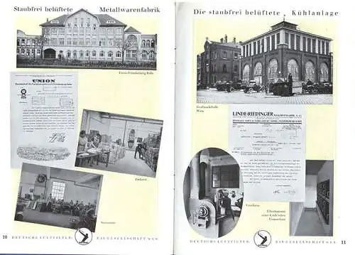 Werbung Reklame Berlin DELBAG Staub Luft Filter Technik Patente Buch 1927