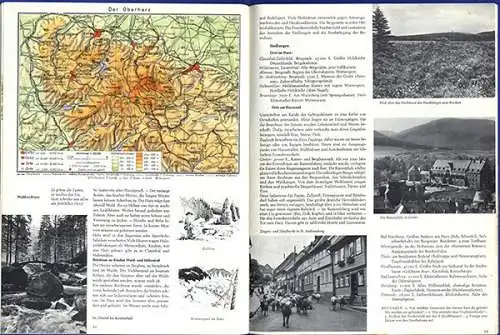 Niedersachsen Harz Weser Ems Nordsee Erdkunde Heimat Atlas Geschichte 1959