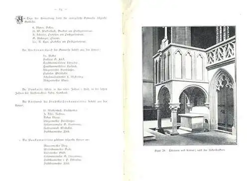 Hessen Wetterau Friedberg Stadtkirche Wiederherstellung Weihe Festschrift 1901