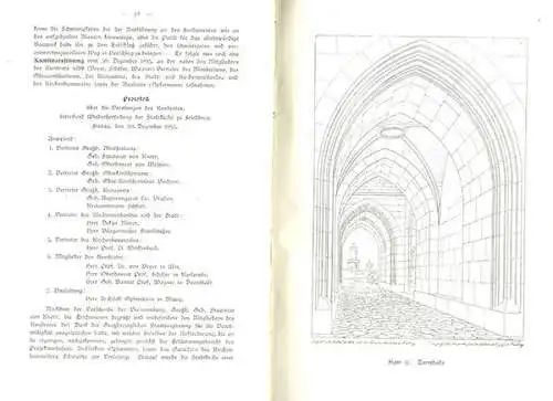 Hessen Wetterau Friedberg Stadtkirche Wiederherstellung Weihe Festschrift 1901