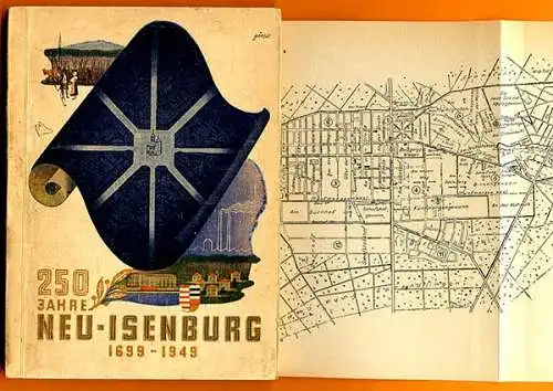 Hessen Frankfurt 250 Jahre Stadt Neu Isenburg Hugenotten Denkschrift 1949