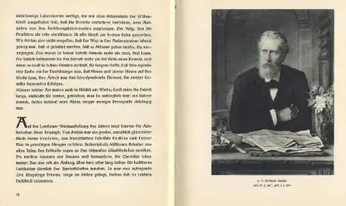 Werbung Reklame IG Farben Frankfurt Höchst AG Chemie Konzern Festschrift 1938