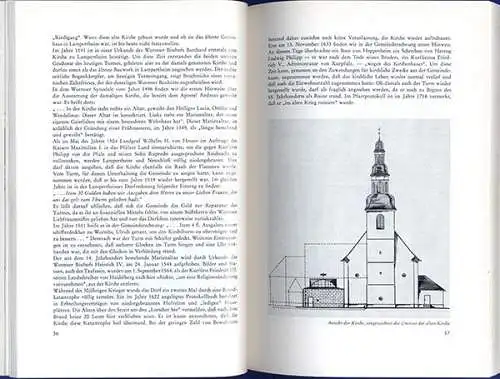 Hessen Lampertheim Katholische Kirche St. Andreas Geschichte Chronik Festschrift