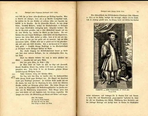 Königreich Württemberg 600 Jahre Stuttgart Stadt Geschichte Chronik Buch 1896