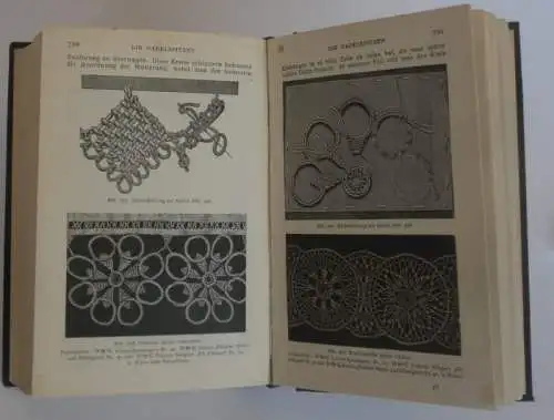 Frauen Textile Handarbeit Stricken Häkeln Sticken Spitze Knüpfen Buch 1900