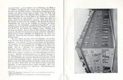 Witzenhausen Werra Gasthof Hotel Goldener Löwe Geschichte Festschrift 1928