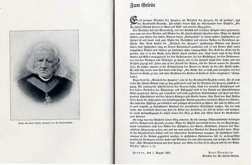 Baden Rheinfelden St. Josefs Anstalt Herten Mission Diakonie Festschrift 1933