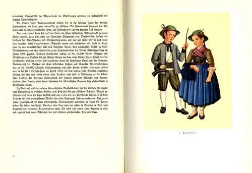 Österreich Alpen Tirol Meran Trachten Kleidung Heimat Volkskunde Buch 1961