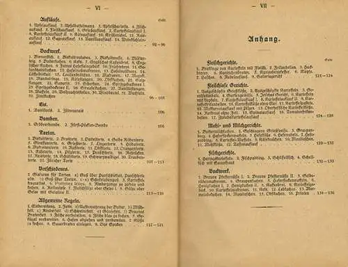 Hessen Darmstadt Alice Elenorenschule Haushalt Kochbuch Rezepte 1929