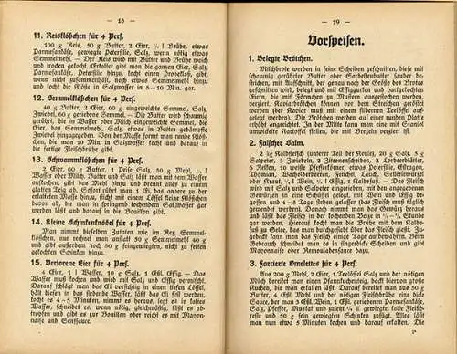 Hessen Darmstadt Alice Elenorenschule Haushalt Kochbuch Rezepte 1929