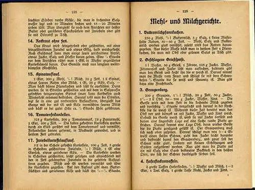 Hessen Darmstadt Alice Elenorenschule Haushalt Kochbuch Rezepte 1929