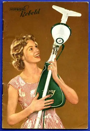 Wuppertal Barmen Vorwerk Staubsauger Kobold Hausfrauen Werbung Reklame 1954