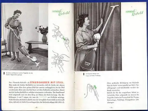 Wuppertal Barmen Vorwerk Staubsauger Kobold Hausfrauen Werbung Reklame 1954