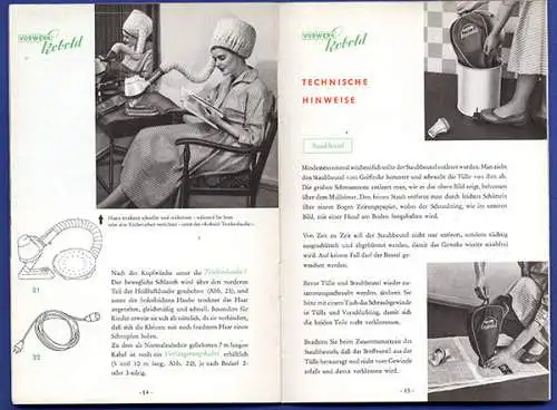 Wuppertal Barmen Vorwerk Staubsauger Kobold Hausfrauen Werbung Reklame 1954