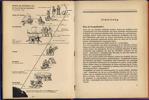 Deutsche Geschichte Archäologie Germanen Vorzeit Erdal Sammelbilder Album 1937