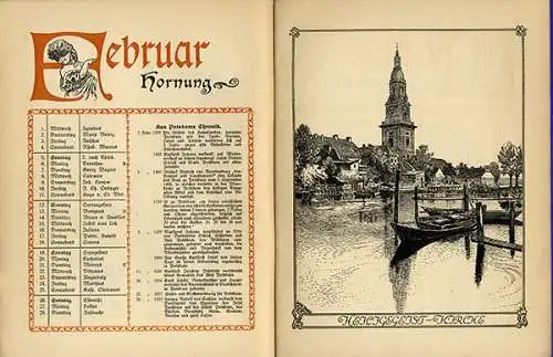 Brandenburg Havel Potsdam Stadt Geschichte Baukunst Grafik Kalender 1911