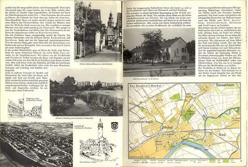 Hessen Erdkunde Heimat Atlas Frankfurt Offenbach Stadt Geschichte 1960