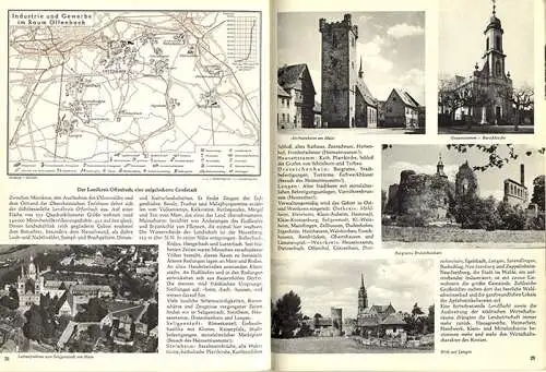 Hessen Erdkunde Heimat Atlas Frankfurt Offenbach Stadt Geschichte 1960