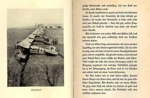 Weltkrieg Militär Luftfahrt Jagdflieger Richthofen rote Baron Gedenkbuch 1933